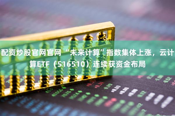 配资炒股官网官网 “未来计算”指数集体上涨，云计算ETF（516510）连续获资金布局